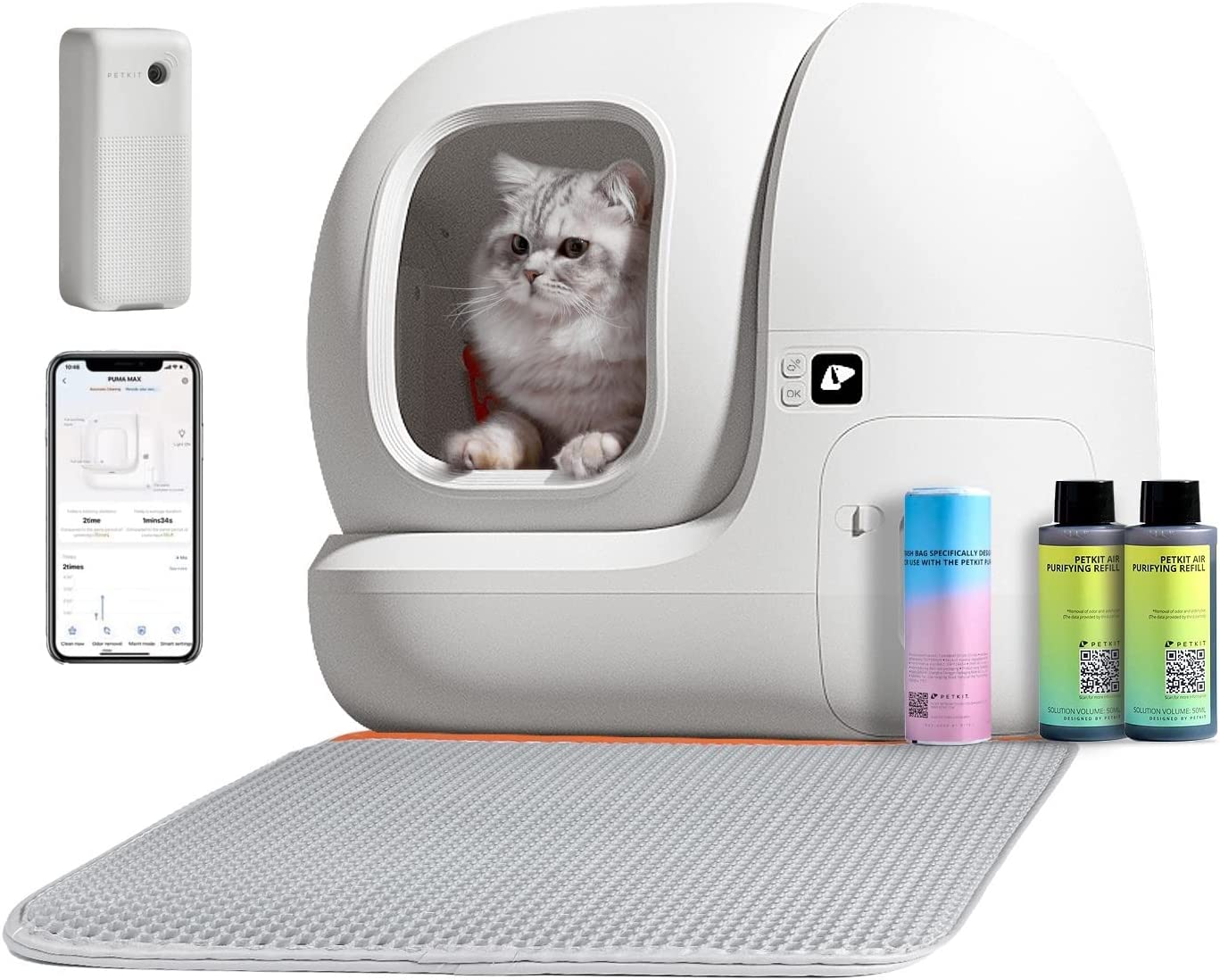 Selbstreinigendes Katzenklo im Angebot