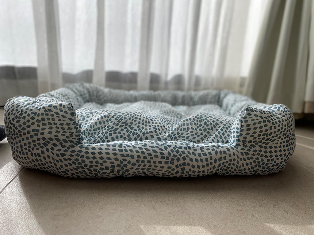 Das Hundebett ist fertig